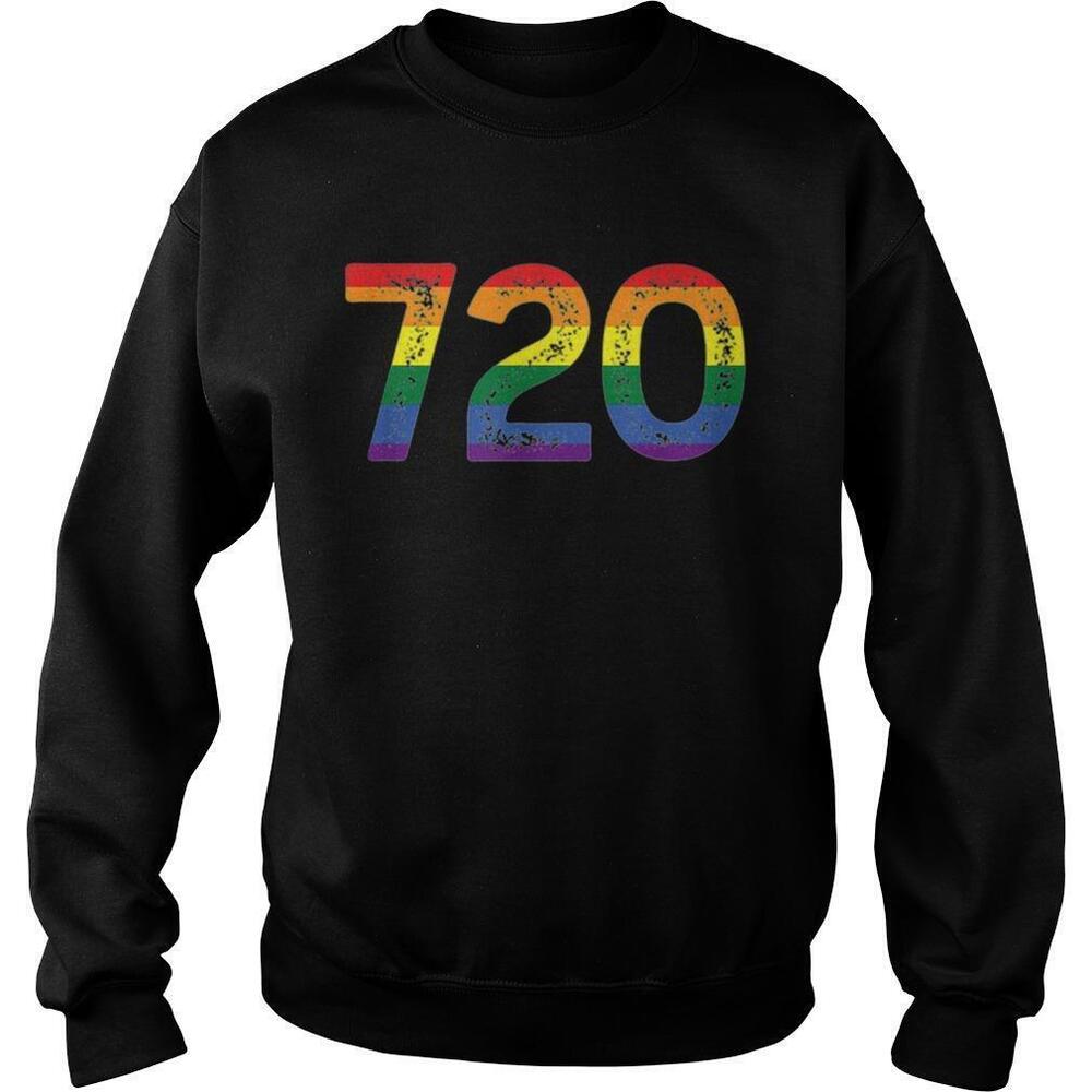 Denver Lgbt Pride Flag Outfit Rainbow Sweatshirt